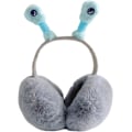 Pikkukuva 1 / 5: Sööt teokarvan korvanlämmittimet LED-valolla aikuisille ja lapsille, pojille ja tytöille, lämpimät ja pörröiset plushiset korvanlämmittimet pop-putkilla