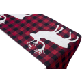 Miniatyrbillede 5 af 5: Julebordløber i rød og sort buffalo check plaid