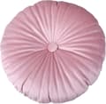 Pumpaformad Golvkudde - Rund för Bilbarnstol, Stol, Soffa och Säng (35cm, Rosa)