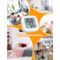 Miniatyrbild 5 av 5: (Vit 3 st) Mini LCD inomhus termometer hygrometer, bärbar hög precision digital temperatur