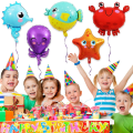 Miniatyrbilde 3 av 5: 5 stk. Havdyrballonger Under the Sea Ballonger Ocean Part