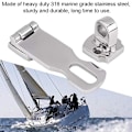 Miniatyrbillede 2 af 4: (7,6×2,6×3cm) Bådlås, Bådudstyr, Bådlåse Marine, 2 stk Marine Lukelås Rustfrit Stål Bådskabslås Cl