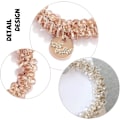Miniatyrbilde 2 av 5: 3 PCS Crystal Hair Scrunchies, crystal bead Scrunchies, Ponytail