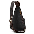 Miniatyrbilde 4 av 5: 3 i 1 Unisex Khaki Brystveske Menn Ryggsekk Kvinner Sling Bag C