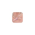 Miniatyrbilde 1 av 4: (Rosa) Perlehjerte Halskjede Rosa Sløyfe Choker Halskjede Boho Hjerte Halskjede for Kvinner Trendy Ting Hjerte Halskjeder for Tenåringer