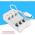Miniatyrbilde 5 av 5: Høy pålitelighet miljøvennlig batterilader USB-lader for AA/AAA modellbatteri