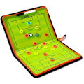 Miniatyrbillede 4 af 5: Fodbold Taktiktavle med Fløjte Fodboldtræner Magnetisk Tavle Bærbar Træningsstrategi Egnet