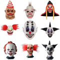 Miniatyrbild 2 av 3: Halloween Mask Lilla Rödluvan Rolig Clown Skräck, Halloween Vuxen Mask Latex Huvudskydd Devi