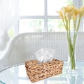 Miniatyrbillede 2 af 5: Rattan Vævsæskeboks Vævsæske: Stor Håndvævet Vævsæske Rektangulær Vævsæskeholder Stue Vævsæske til Badeværelse L