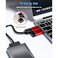 Pikkukuva 2 / 5: Musta USB C - USB 3.1 OTG -sovitin (3 kpl), USB Type C -uros