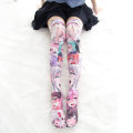 Pikkukuva 2 / 4: 3D japanilainen anime-printtisukkahousut Cosplay söpö pitkä Ahegao S