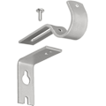 Miniatyrbilde 4 av 4: Basics Justerbare Gardinstangveggbraketter, 2-pakning, Nikkel