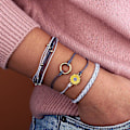 Miniatyrbild 4 av 5: Handgjort Flätat Solrosrep Armband Rep Charm Boho Sur