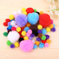 Miniatyrbillede 2 af 5: 1000 stk. Pom Poms, Multifarvede Pom Poms i Bulk til Kunsthåndværk, Bløde og Fluffy Pom Poms til Håndværk, Assorterede Størrelser Pom Poms, til