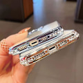 Pikkukuva 2 / 4: Kirkas Glitter iPhone 15 -kotelo, Luksus Bling-kiilto Timantti-koristeilla ja Kameransuojalla, söpö pehmeä TPU-pinnoitus