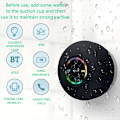 Pikkukuva 4 / 5: Bluetooth Suihkukaiutin Langaton Kannettava Mini Torvikaiutin Imu Kupilla Kylpyhuoneeseen Stereo Basso Langaton Trumpetti Tukee LED-valoa Suihkuun Kotiin a