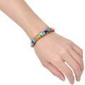 Miniatyrbillede 2 af 5: 1 stk Chakra Armbånd til Kvinder med Ægte Sten Læder Wrap Healing Bead Armbånd Kvinder Mænd Boho Venskabssmykker