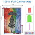 Miniatyrbild 2 av 5: 5D Diamantmålning Kit 30x40cm för Vuxna, Diamantmålning