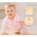 Miniatyrbillede 3 af 5: Trææske til mælketænder med etiket (pige), til børn og piger, babysouvenirer gaver