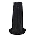 Miniatyrbillede 5 af 5: Helt lang balaclava fløjlskappe Halloween Fancy Cape Kostumer (Sort, 170 cm)