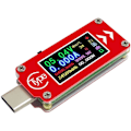 Miniatyrbillede 1 af 5: Type-C Farve LCD USB Voltmeter Ammeter Spændingsmåler Strømmåler Multimeter Batteri PD Opladning USB Char
