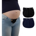 Miniatyrbilde 1 av 4: (2 stk) Justerbar Elastisk Midjeutvider Maternity Bukser Exten