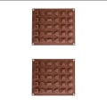 Miniatyrbillede 1 af 5: 2 stk. 30-huls chokoladeform, non-stick fødevaregodkendt silikone C
