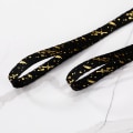Miniatyrbillede 2 af 4: Tynde flade leopard ko print snørebånd camouflage sko snørebånd 1 par 47 tommer