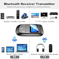 Miniatyrbilde 3 av 5: Bluetooth 5.0 Adapter Bluetooth Sender 2-i-1 Sender