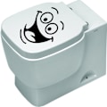 Pikkukuva 3 / 5: Hymiötarra, Hauska Seinätarra WC:hen, Kylpyhuoneeseen
