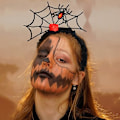 Miniatyrbilde 3 av 5: Halloween Edderkopp Nett Hårbøyle Cosplay Maskerade Edderkopp Hodebånd Red