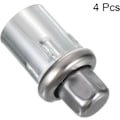 Miniatyrbillede 3 af 5: 7×3.8×3.8cm Justerbare Bordben, 3.6\" Rustfrit Stål Fødder Passer til 1-1/2\" Ydre Diameter Rør, Sæt af 4