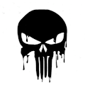 Miniatyrbillede 3 af 5: 4 Pak Carved Ghost Carving Bilsticker Punisher Rider Bleeding Skull Sjove Bilsticker Reflekterende Bilsticker