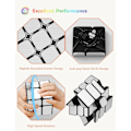 Miniatyrbild 4 av 5: Speed ​​Cube Set med 2 Gold Mirror S Cube, Silver Windmirror