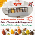 Miniatyrbillede 2 af 5: Køkkenkrydderi opbevaring + 6 gratis krydderiglas *Praktisk og elegant*