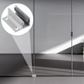 Miniatyrbild 3 av 3: 2 st Skjutdörrsguide Golvrulle Guide Golvguide Rulle Skjutdörrssystem Tillbehör, Justerbar Skjutdörrsgolvguide för Dörr och