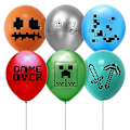 Pikkukuva 3 / 5: Minecraft syntymäpäiväkoristeet Hyvää syntymäpäivää Banner Peli Par
