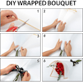 Miniatyrbillede 5 af 5: 20 Ark Blomsterindpakningspapir - Vandafvisende Blomsterbuket Indpakningspapir, Blomsterhandlerforsyninger Emballagepapir til Bryllup