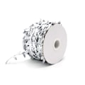 Miniatyrbillede 1 af 5: Sølvblad folie bånd trim ledning - 98 fod - til DIY guirlande C