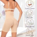 Miniatyrbild 3 av 5: Tummy Control Shapewear Shorts för kvinnor med hög midja