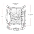 Pikkukuva 4 / 5: Steampunk vyölaukku Fanny Pack Skull Nahkainen Reisi Jalkaterä Lonkka H