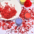 Miniatyrbilde 2 av 5: 30g Rød Hjerte Konfetti Papir, Metallisk Glitter Bord Konfetti, Rød Romantisk Konfetti Dekorasjon, for