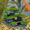Miniatyrbillede 4 af 5: Akvarium View Stone Resin Akvarium Dekoration Betta Huler Stenlandskab, Stenhule til Fisk, Stenlandskab