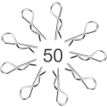 Pikkukuva 1 / 5: (1/8) RC-auton tappi, RC-pidiketapit, 50 kpl RC-lisävarusteet R-tyyppi