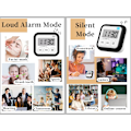 Miniatyrbild 2 av 6: 2 stycken Timer, Kök Timer, Matlagningsklass Timer, Barn Lärare Magnetisk Digital Timer Black