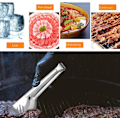 Miniatyrbilde 2 av 5: Anti-skåld tang | Tang i rustfritt stål | Kjøkkentang for matlaging | Gjenbrukbar serveringstang, sklisikker tang for sylteagurker, frukt