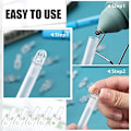 Miniatyrbillede 3 af 5: 6 stk. Hardware Wand Tip Reparationsstang til Brudte Vandrette Persienner Hardware Wand Samling Udskiftningssæt Lodrette Persienner