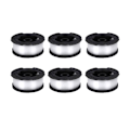Miniatyrbilde 1 av 5: Pakke med 6 spoler til BLACK+DECKER AF-100-3ZP gresstrimmer