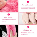 Miniatyrbild 3 av 4: 3 st Bilratt Skydd, Universal Mjukt Plysch Ratt Skydd Anti-Slip Ratt Skydd Vinter Ratt Skydd 36-39cm