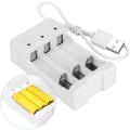 Miniatyrbilde 4 av 5: Høy pålitelighet miljøvennlig batterilader USB-lader for AA/AAA modellbatteri